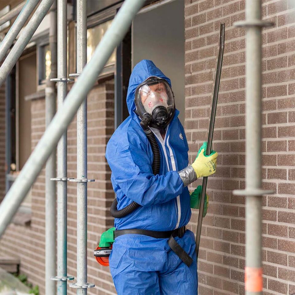 Sanering van gevaarlijke stoffen als asbest en CMR-stoffen
